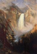 Albert Bierstadt Yellowstone Falls oil on canvas